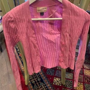 Universal Thread Button-Up Pink Cardigan